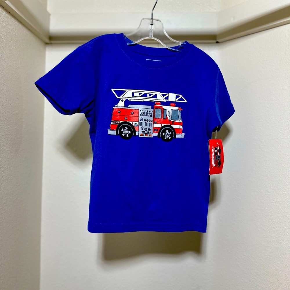 Kids Tee, Fire Truck, Toddler